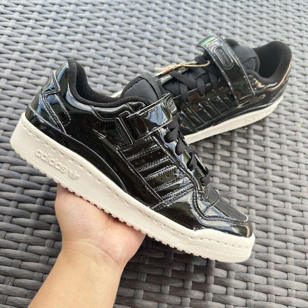 Adidas Forum Low Women's Athletic Shoes Black Off White G58030 Size 6.5